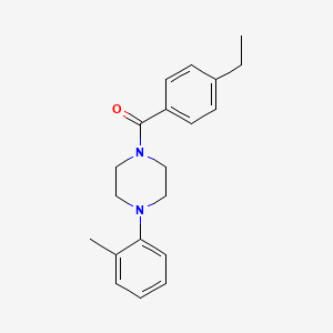 1-(4-ethylbenzoyl)-4-(2-methylphenyl)piperazine