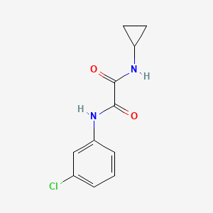 N-(3-chlorophenyl)-N'-cyclopropylethanediamide