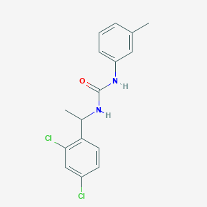 N-[1-(2,4-dichlorophenyl)ethyl]-N'-(3-methylphenyl)urea