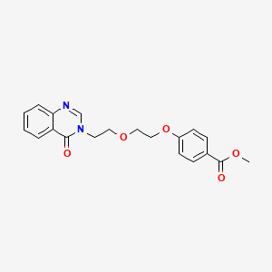 methyl 4-{2-[2-(4-oxo-3(4H)-quinazolinyl)ethoxy]ethoxy}benzoate