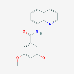 B472601 3,5-dimethoxy-N-(8-quinolinyl)benzamide CAS No. 337498-74-5