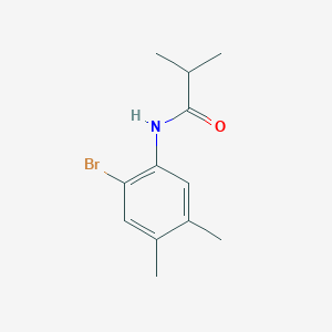 N-(2-bromo-4,5-dimethylphenyl)-2-methylpropanamide