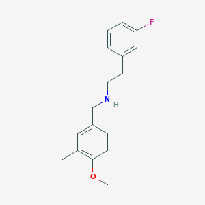 2-(3-fluorophenyl)-N-(4-methoxy-3-methylbenzyl)ethanamine