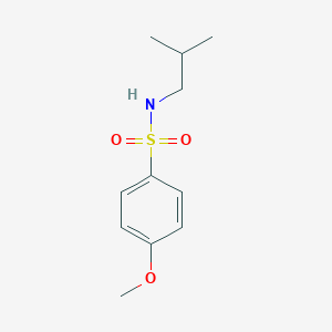 molecular formula C11H17NO3S B472630 N-异丁基-4-甲氧基苯磺酰胺 CAS No. 172738-60-2