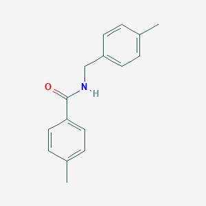 molecular formula C16H17NO B472631 4-甲基-N-(4-甲基苄基)苯甲酰胺 CAS No. 33515-44-5