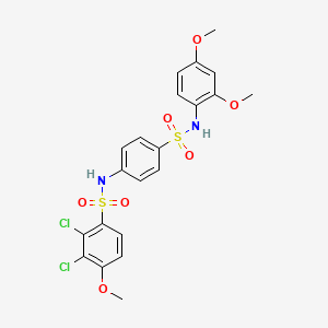 2,3-dichloro-N-(4-{[(2,4-dimethoxyphenyl)amino]sulfonyl}phenyl)-4-methoxybenzenesulfonamide