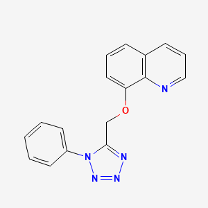 8-[(1-phenyl-1H-tetrazol-5-yl)methoxy]quinoline