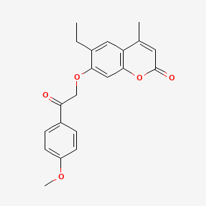 6-ethyl-7-[2-(4-methoxyphenyl)-2-oxoethoxy]-4-methyl-2H-chromen-2-one