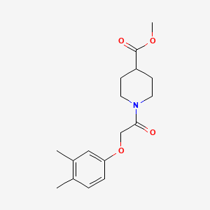 methyl 1-[(3,4-dimethylphenoxy)acetyl]-4-piperidinecarboxylate