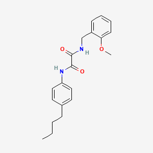 N-(4-butylphenyl)-N'-(2-methoxybenzyl)ethanediamide