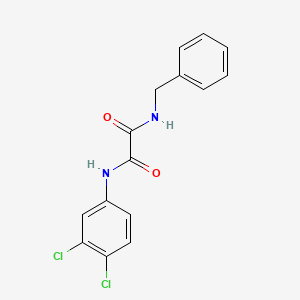 molecular formula C15H12Cl2N2O2 B4726786 N-benzyl-N'-(3,4-dichlorophenyl)ethanediamide 