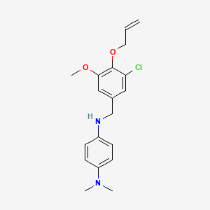 N'-[4-(allyloxy)-3-chloro-5-methoxybenzyl]-N,N-dimethyl-1,4-benzenediamine