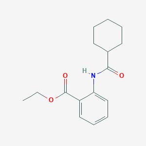 Ethyl 2-[(cyclohexylcarbonyl)amino]benzoate