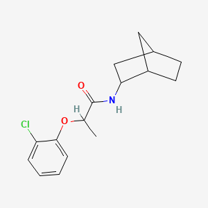 molecular formula C16H20ClNO2 B4726832 N-bicyclo[2.2.1]hept-2-yl-2-(2-chlorophenoxy)propanamide 