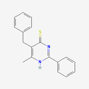 5-benzyl-6-methyl-2-phenyl-4-pyrimidinethiol