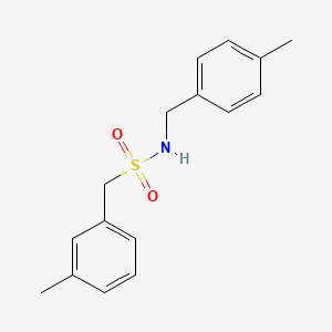 N-(4-methylbenzyl)-1-(3-methylphenyl)methanesulfonamide