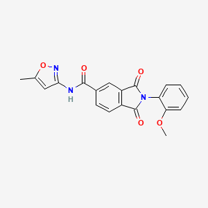 2-(2-methoxyphenyl)-N-(5-methyl-3-isoxazolyl)-1,3-dioxo-5-isoindolinecarboxamide