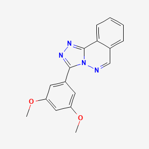 molecular formula C17H14N4O2 B4727209 3-(3,5-dimethoxyphenyl)[1,2,4]triazolo[3,4-a]phthalazine 