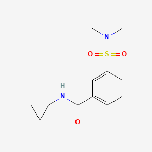 N-cyclopropyl-5-[(dimethylamino)sulfonyl]-2-methylbenzamide