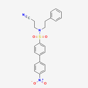 N-(2-cyanoethyl)-4'-nitro-N-(2-phenylethyl)-4-biphenylsulfonamide