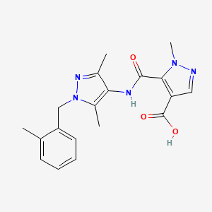 5-({[3,5-dimethyl-1-(2-methylbenzyl)-1H-pyrazol-4-yl]amino}carbonyl)-1-methyl-1H-pyrazole-4-carboxylic acid