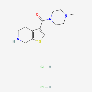 3-[(4-methyl-1-piperazinyl)carbonyl]-4,5,6,7-tetrahydrothieno[2,3-c]pyridine dihydrochloride