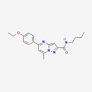 N-butyl-5-(4-ethoxyphenyl)-7-methylpyrazolo[1,5-a]pyrimidine-2-carboxamide