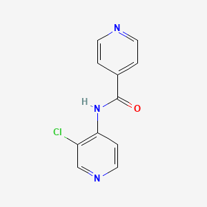 molecular formula C11H8ClN3O B4727363 N-(3-chloro-4-pyridinyl)isonicotinamide 