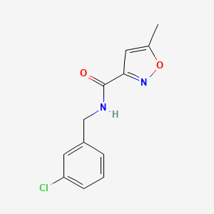 N-(3-chlorobenzyl)-5-methyl-3-isoxazolecarboxamide