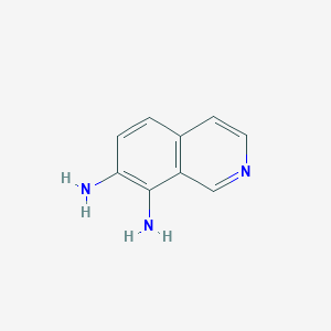 B047274 Isoquinoline-7,8-diamine CAS No. 120546-60-3