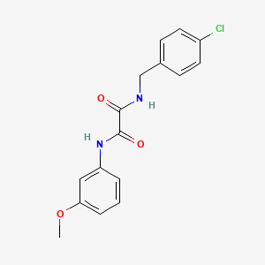 N-(4-chlorobenzyl)-N'-(3-methoxyphenyl)ethanediamide