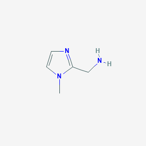 molecular formula C5H9N3 B047275 (1-甲基-1H-咪唑-2-基)甲胺 CAS No. 124312-73-8
