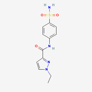 N-[4-(aminosulfonyl)phenyl]-1-ethyl-1H-pyrazole-3-carboxamide