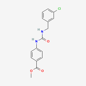 methyl 4-({[(3-chlorobenzyl)amino]carbonyl}amino)benzoate