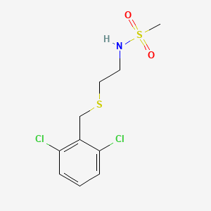 N-{2-[(2,6-dichlorobenzyl)thio]ethyl}methanesulfonamide