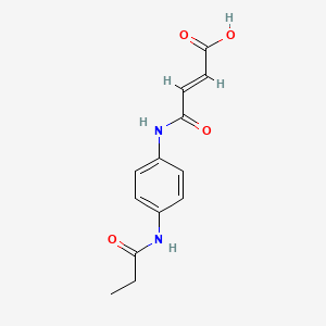 4-oxo-4-{[4-(propionylamino)phenyl]amino}-2-butenoic acid