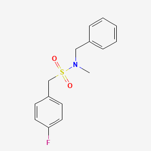 N-benzyl-1-(4-fluorophenyl)-N-methylmethanesulfonamide