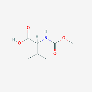 B047279 2-[(Methoxycarbonyl)amino]-3-methylbutanoic acid CAS No. 111398-44-8