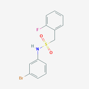 N-(3-bromophenyl)-1-(2-fluorophenyl)methanesulfonamide