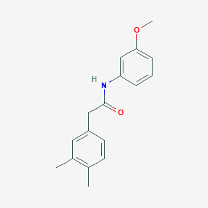 molecular formula C17H19NO2 B4728051 2-(3,4-dimethylphenyl)-N-(3-methoxyphenyl)acetamide 