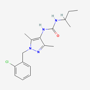 N-(sec-butyl)-N'-[1-(2-chlorobenzyl)-3,5-dimethyl-1H-pyrazol-4-yl]urea