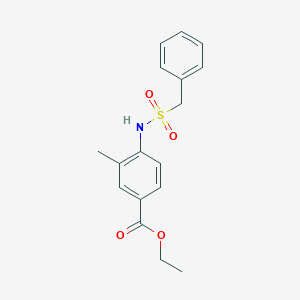 ethyl 4-[(benzylsulfonyl)amino]-3-methylbenzoate