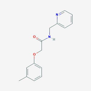 molecular formula C15H16N2O2 B472821 2-(3-methylphenoxy)-N-(2-pyridinylmethyl)acetamide CAS No. 351418-75-2