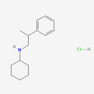 N-(2-phenylpropyl)cyclohexanamine hydrochloride