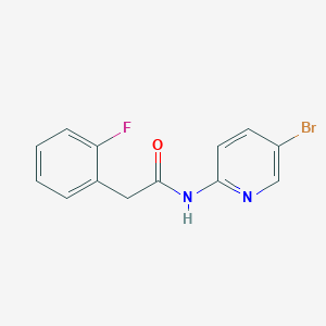 N-(5-bromopyridin-2-yl)-2-(2-fluorophenyl)acetamide