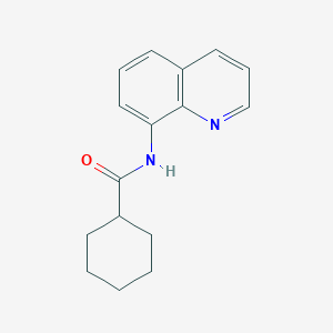 molecular formula C16H18N2O B472841 N-(喹啉-8-基)环己烷甲酰胺 CAS No. 666212-75-5