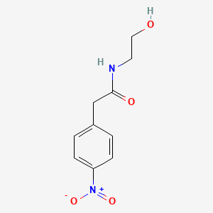 N-(2-hydroxyethyl)-2-(4-nitrophenyl)acetamide