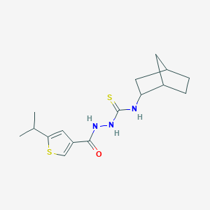 N-bicyclo[2.2.1]hept-2-yl-2-[(5-isopropyl-3-thienyl)carbonyl]hydrazinecarbothioamide