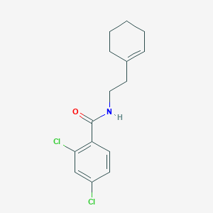 molecular formula C15H17Cl2NO B472865 2,4-dichloro-N-[2-(1-cyclohexen-1-yl)ethyl]benzamide CAS No. 349621-38-1