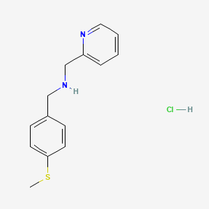 [4-(methylthio)benzyl](pyridin-2-ylmethyl)amine hydrochloride